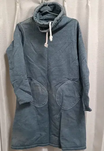 Good On 하이넥 파랑 원피스