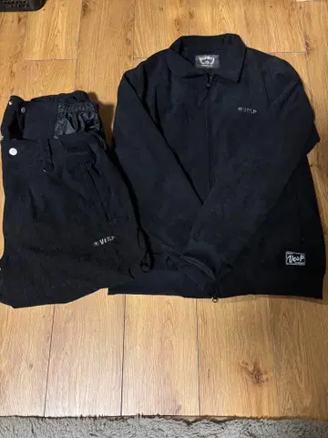 VESP 블랙 자켓 팬츠 세트