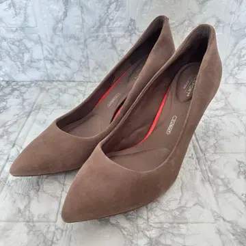 락포트 펌프스 스틸레토 스웨이드 브라운 24cm