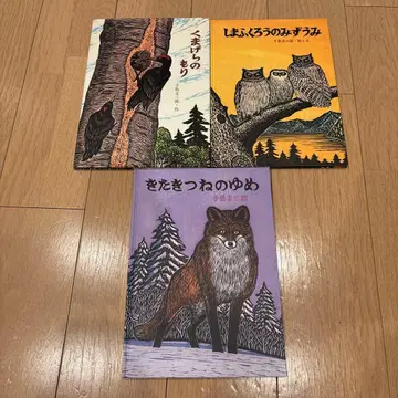 테지마 케이사부로 그림책 전 3권 세트 곰도요의 숲 섬부엉이의 호수