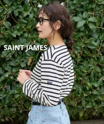 SAINT JAMES 세인트 제임스 웨쌍 보더 티셔츠 긴팔
