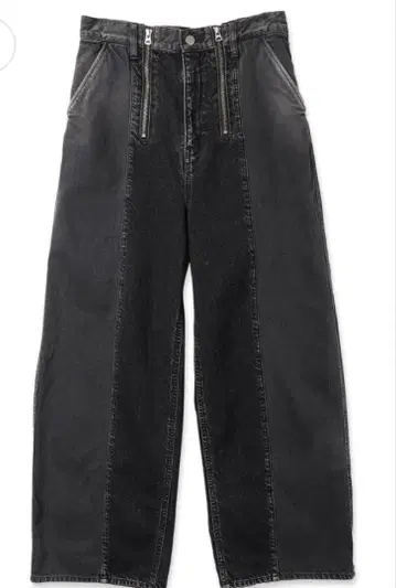 JieDa SWITCHING ZIP DENIM PANTS2