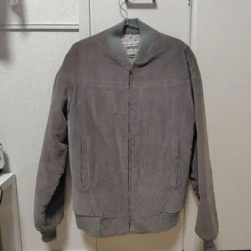 campus 코듀로이 봄버 자켓 그레이 USA제