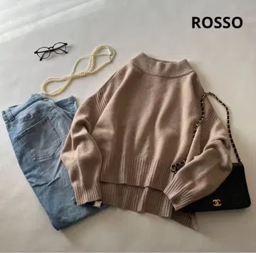 a1795. 로쏘 하이넥 울 니트 상의