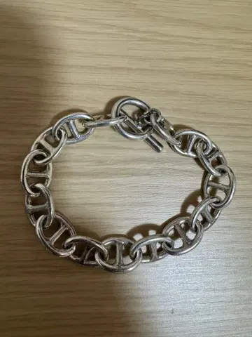 실버 체인 팔찌