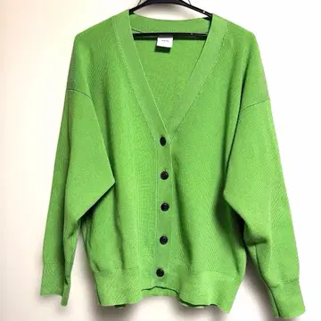 스픽 앤 스팬 편직 니트 가디건 그린