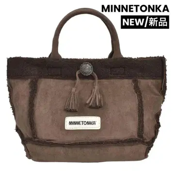 새상품 MINNETONKA 브라운 스웨이드 x 보아 토트백 미네통카
