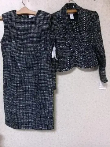 101430 새상품 MORABITO 재킷+원피스 블랙 외 40