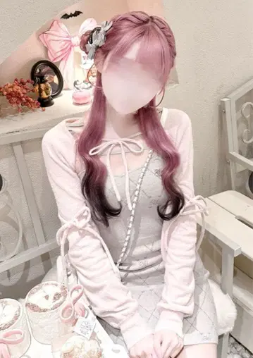 모노그램 샤기 앙상블 니트 원피스 그레이 Honey Mew