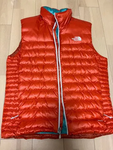 THE NORTH FACE 오렌지 다운 베스트