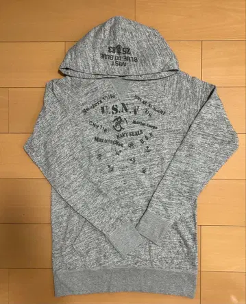 U.S.N. 그레이 XL 후드티