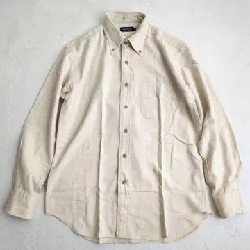 스탠리 브래커 플란넬 셔츠 헤링본 버튼 다운 캐주얼 M