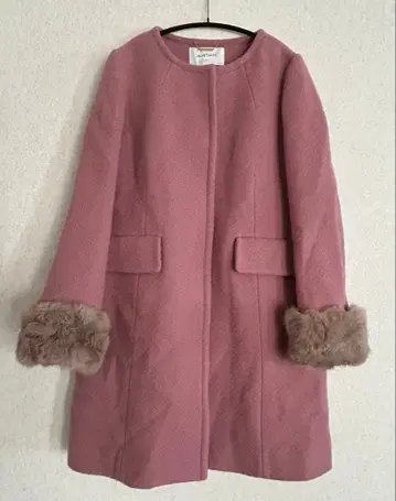 질 스튜어트 핑크 코트