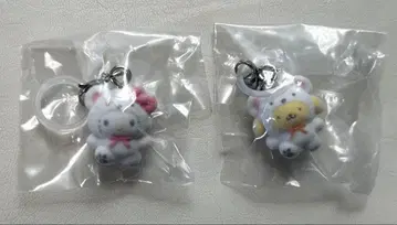 산리오 포근포근 스노우 표시 액세서리 키티 폼폼푸딩