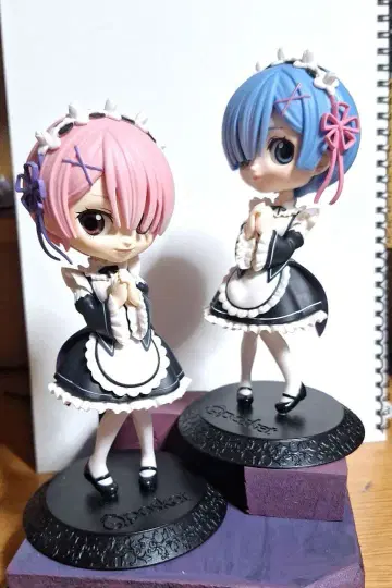 리제로 렘 라무 Qposket 피규어