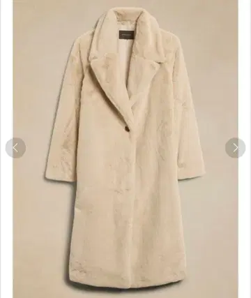 BANANA REPUBLIC 에코 퍼 롱 코트