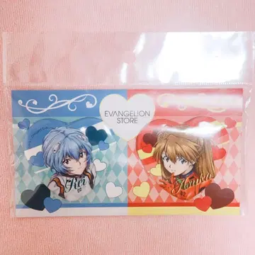 신세기 에반게리온 오리지널 하트형 캔뱃지 세트