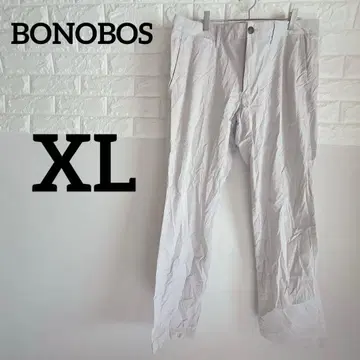 [BONOBOS] XL 치노 팬츠 라이트 그레이 경량 통기성