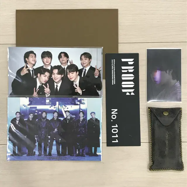 방탄소년단 PROOF 엠카운트다운 역조공 가족사진 단체사진 지민포카 일괄