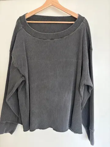 스픽앤스팬 헤비 골지 풀오버