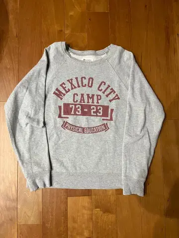 Champion 멕시코 시티 CAMP 맨투맨 트레이닝복 그레이