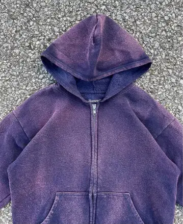 헤인즈 hanes 집업 후드티 페이드 오니 페이드