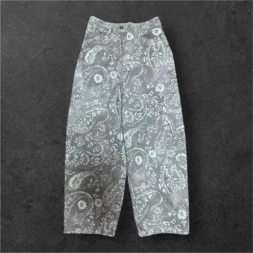 LELYMOOCH 페이즐리 무늬 와이드 팬츠 LEM221