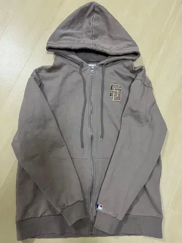 BTTF 브라운 풀 집업 후드티