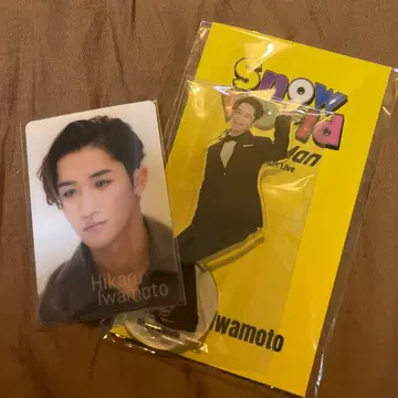 SnowMan 아크릴 스탠드 포토 카드