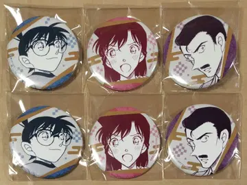 명탐정 코난 공식 앱 나가노 시리즈 캔뱃지 6개 세트