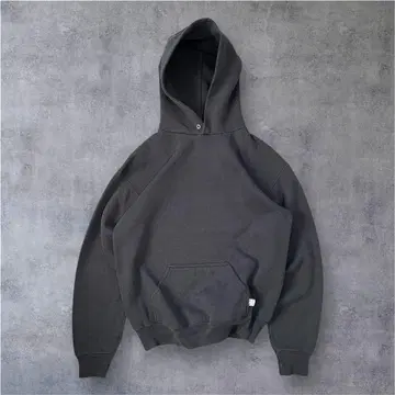 [디스커스애슬레틱] 90S USA제 블랙 무지 후드티 사이즈 M