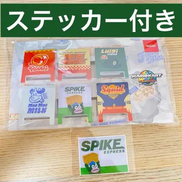 [ 새상품 ] 간판 클립 세트 마리오 카트 월드 Nintendo 닌텐도