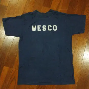 80's WESCO 네이비 T셔츠