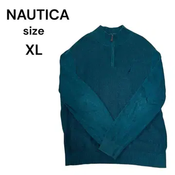 NAUTICA 터콰이즈 니트 스웨터 XL