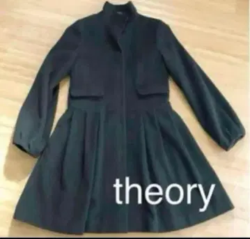 theory BLACK 롱 코트