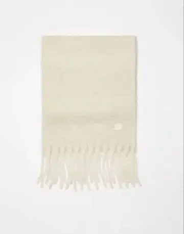 eaphi 로고 모헤어 머플러 아이보리