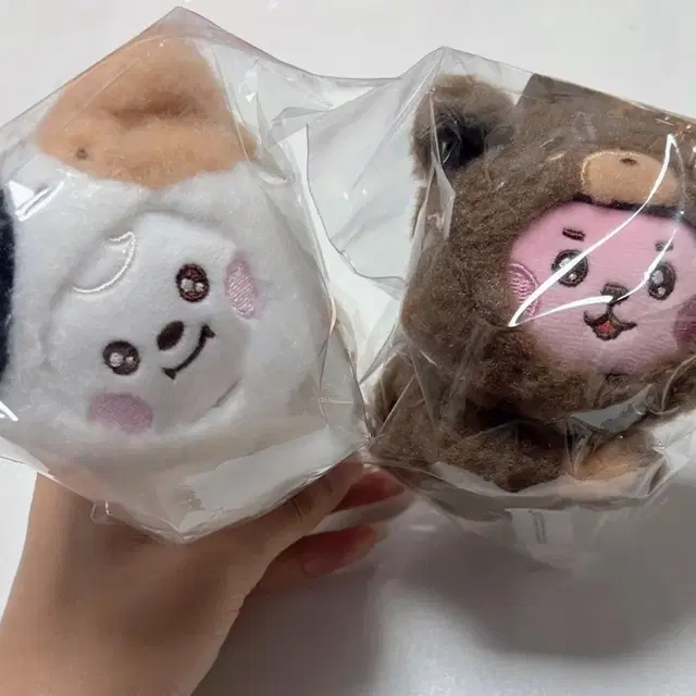 BTS BT21 BABY CHIMMY COOKY 모어 플러피 인형 키링