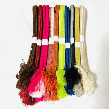 [중고] 순수 실크 허리띠 10개 묶음 판매 1