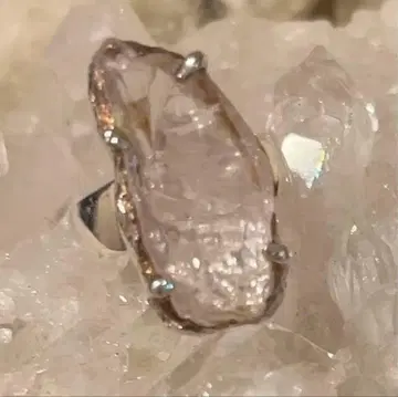 [스타본 주얼리] 모르가나이트 실버 프레임 반지