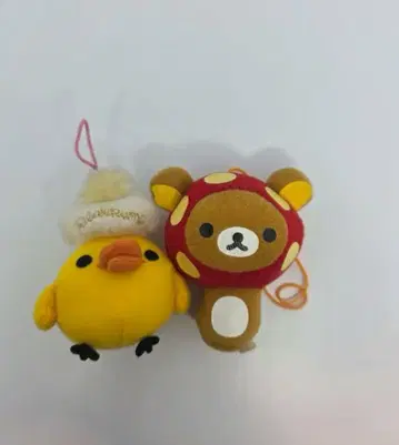 리락쿠마 키이로이토리 스트랩 세트