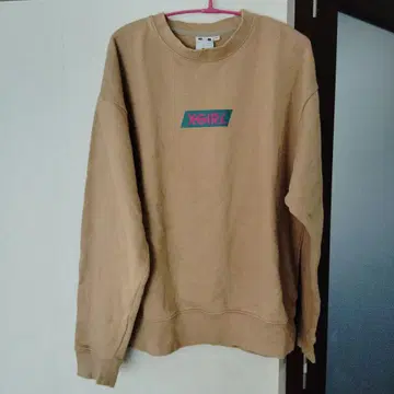 x-girl 베이지 맨투맨 트레이닝복 [ F ]