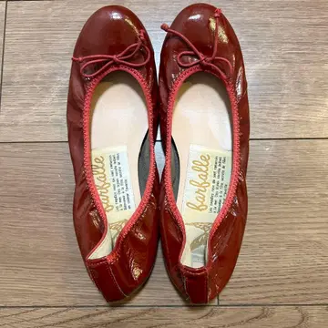 파르팔레 개더 발레 에나멜 발레 슈즈 플랫슈즈 38