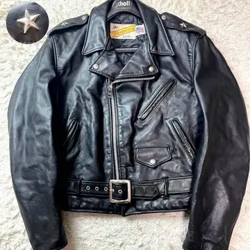 구하기 어려움/42인치 샷 원스타 더블 라이더스 가죽 자켓
