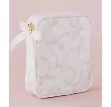 Maison de FLEUR 리본 프린트 멀티 케이스 핑크