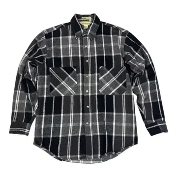 80s 세인트 존스 베이 헤비 플란넬 셔츠 블랙