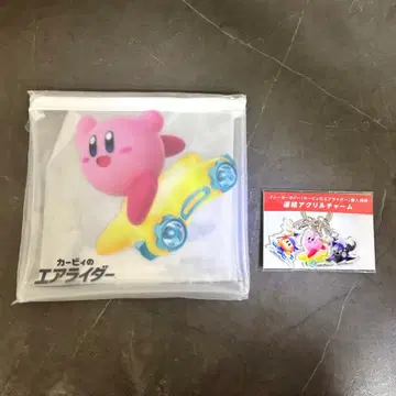 커비의 에어 라이더 구매 혜택 클리어 파우치 아크릴 참