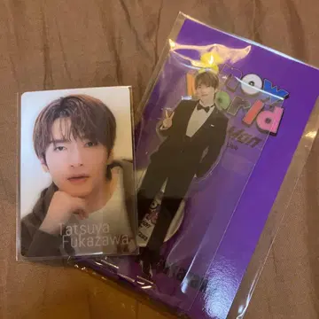 후카자와 타츠야 아크릴 스탠드와 포토 카드