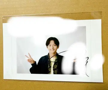 사이토 준 친필 사인 폴라로이드