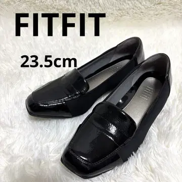 FITFIT 로퍼 에나멜 블랙 방수 23.5cm 출퇴근 데일리 활용