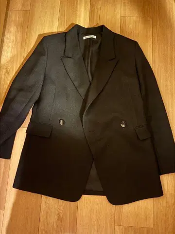 RIAM-PLAGE 블랙 테일러드 자켓 36